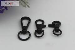 Electrophoresis Black Small Lobster Claw Clip Trigger Hooks RL-SP027-C