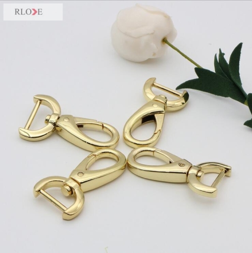 High Quality Wholesale 19.2mm Gold Swivel Metal Dog Snap Hook For Bags RL-SP030