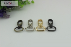 Professional metal zinc alloy oval shape swivel snap hooks RL-SP066-20MM