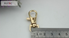 High quality polishing bag metal snap hooks for leather RL-SP065