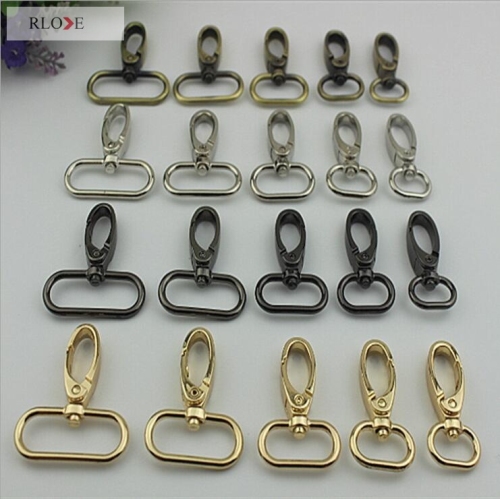 Custom various size handbag metal swivel snap hooks RL-SP066-38MM