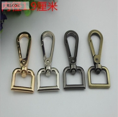 High quality custom zinc alloy swivel spring snap clip hook for bags RL-SP081-19MM