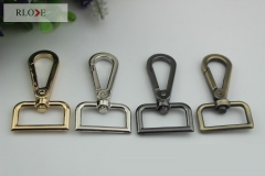Custom metal bag accessories decorative swivel spring snap handbag hook RL-SP081-26MM