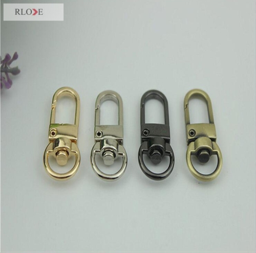 Factory directly sale light gold zinc alloy dog snap swivel hook RL-SP071