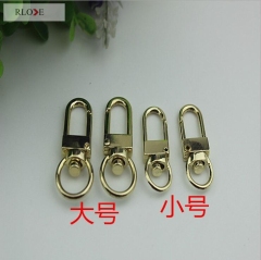 Metal bag accessories gold swivel zinc alloy snap hook RL-SP075(Large)