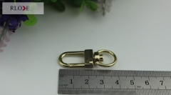 Metal bag accessories gold swivel zinc alloy snap hook RL-SP075(Large)