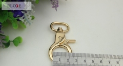 Custom gold handbag dog leash swivel snap hook RL-SP098-20MM