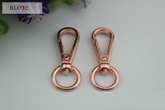 Handbags Hardware Accessories Metal Rose Gold Snap Hook RL-SP088-B