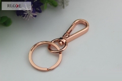 Hot Sale Various Color Leather Handbag Snap Hook With Key Rings RL-SP086