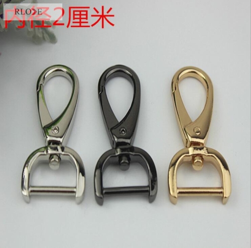 China cheaper handbag metal D ring snap hook RL-SP092