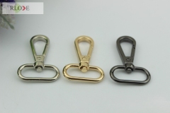 Bag hardware fittings zinc alloy silver handbag clasp metal snap hook RL-SP106-25MM