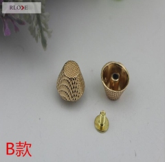 Custom Fashion Bag Accessories Decorative Metal Rivets Buttons Rivet Studs For Leather RL-RT017