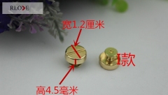 Promotional price good quality brass metal rivets studs for handbags RL-RT016