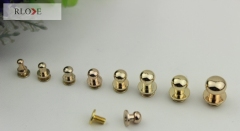 Fashion design various size gold color accessories studs bag metal rivets RL-RT04