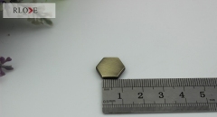 OEM clothing multi-color hexagon metal decorative rivet RL-RT022
