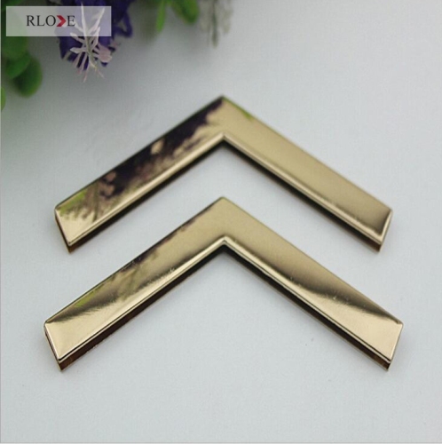 Women Bag Accessories Triangle Gold Decorative Metal Corner Protect RL-BCP18