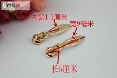 No.6 Bag Metal Zipper Puller Slider for Handbags RL-ZP024-6#