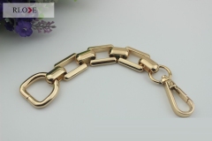 High end zinc alloy metal chain with hooks & d ring RL-BMC034