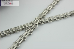 Accept flexible quantity 100cm length three-row metal chain for handbag RL-BMC033