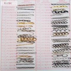Customized various of bag metal chain with different material