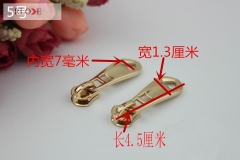 No.5 Personalized zipper puller manufacturer RL-ZP024-5#