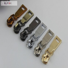 Eco friendly different color zinc alloy metal zipper slider puller for bag RL-ZP015