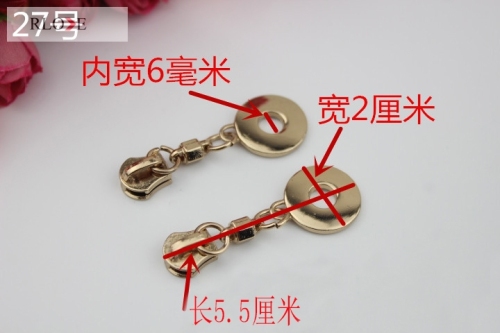 No.27 Custom design cheap zipper puller/ zipper slider RL-ZP024-27#