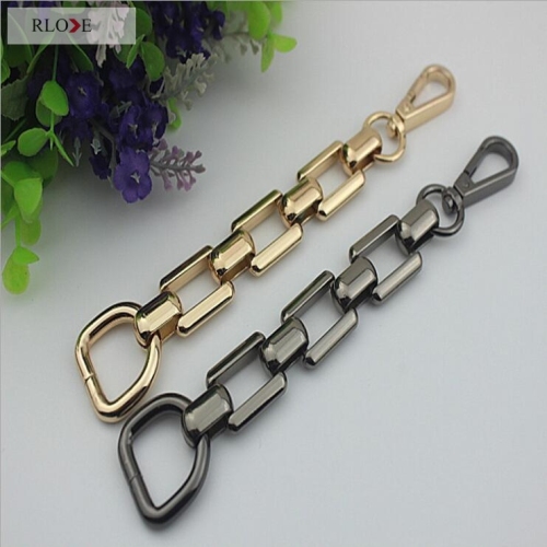 High end zinc alloy metal chain with hooks & d ring RL-BMC034