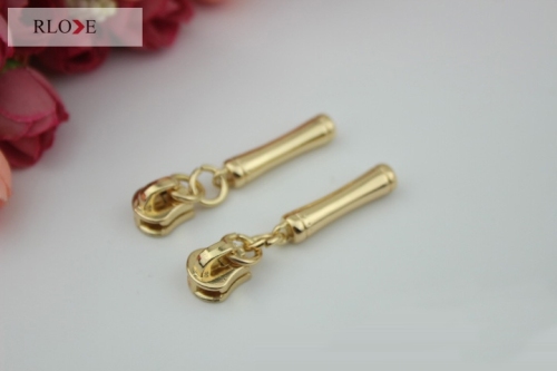 No.23 Handbag hardware golden metal zipper puller slider RL-ZP024-23#