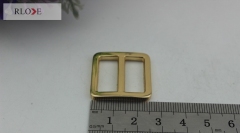 Factory price zinc alloy metal strap adjuster slide buckle in stock RL-BAB007