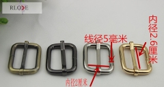 Women handbag leather 26 mm iron metal adjustable slide buckles RL-BIAB021