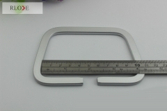 Silver aluminum alloy high quality handbag metal handle RL-HBH023