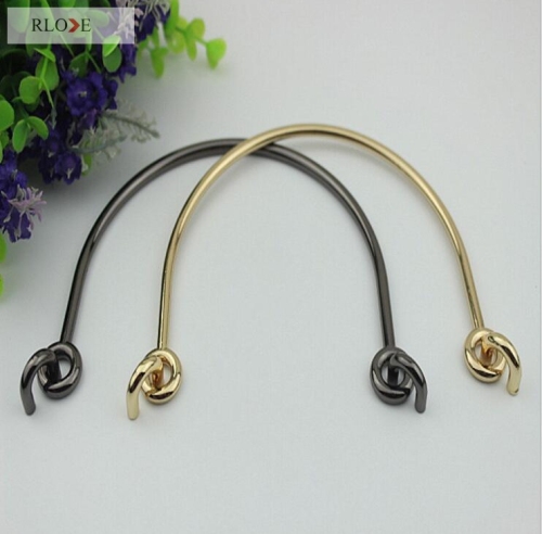 Wholesale high quality custom designer metal handles for bags RL-HBH002