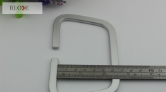 Silver aluminum alloy high quality handbag metal handle RL-HBH023