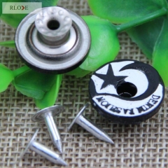 Hot five-pointed star buckles alloy denim button for clothing accessories RL-BGB002