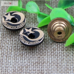 Hot five-pointed star buckles alloy denim button for clothing accessories RL-BGB002