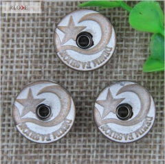 Zinc alloy metal jeans button for demin jeans RL-BGB002