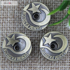 Zinc alloy metal jeans button for demin jeans RL-BGB002