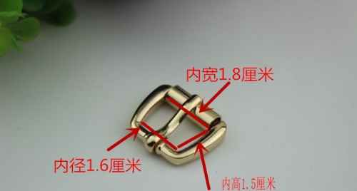 OEM high quality hardware accessories fashion metal roller pin buckle RL-BPB037-18MM