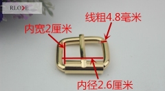 High-end Men'S Leather Handbag Metal Iron 26MM Pin Buckles RL-BIPB008