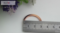 25MM Rose gold iron flat metal key rings RL-KR003