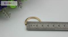 High quality hanging plating various color iron metal key ring RL-KR002