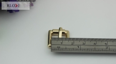 Professional custom 13mm zinc alloy gold metal pin buckle for handbag RL-BPB015