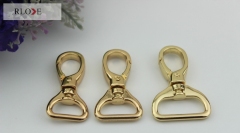 3 style different size gold zinc alloy swivel snap hook RL-SP110