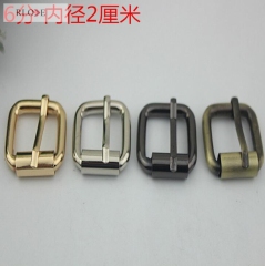 New shiny plating 20mm iron metal pin buckle for bag RL-BIPB004