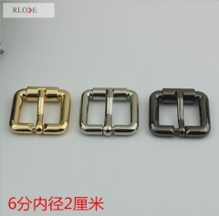 Hot sale high quality square 20mm metal pin buckle for handbag RL-BPB017