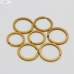 New design OEB color flat rings keyring key ring for sale RL-KR001