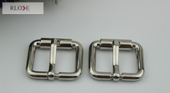 High quality hand made silver color custom bag metal pin buckles RL-BPB021-20MM