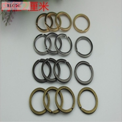 Good quality cheap iron 20mm flat key rings RL-KR005