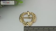 Fancy And Elegant Custom Decorative Gold Metal Pin Belt Buckles RL-BPB022